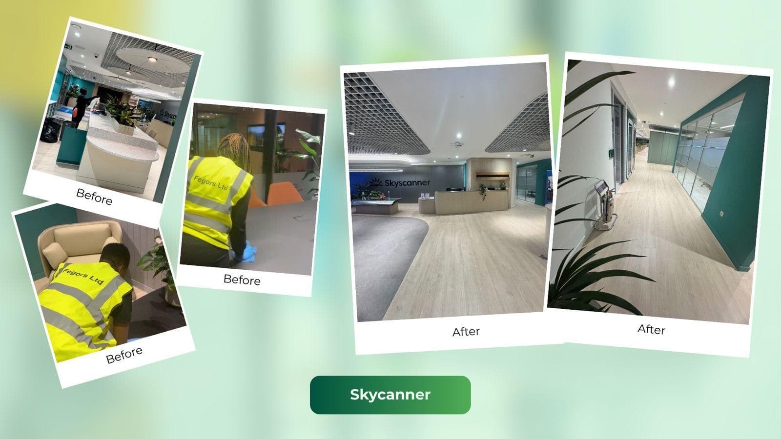 Kitchen deep clean transformation